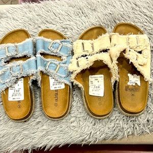 slides set/blue cream
